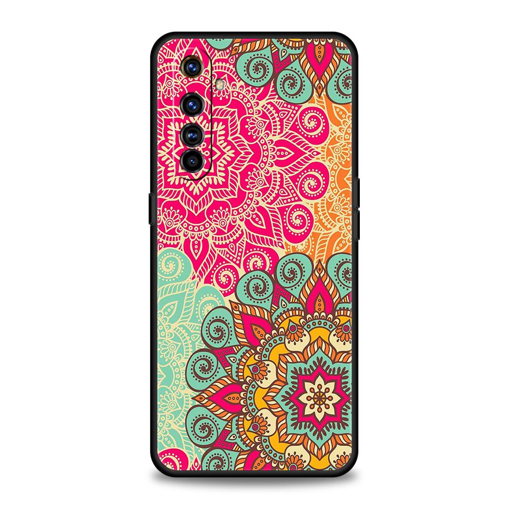 Mandala Soft Silicone For Realme 8i 9i 9 Pro Plus GT2 Pro C3 6 7 8 Pro C21 C11 C25 Pro 5G Shockproof Phone Cover Funda Coque Bag