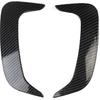 Crosselec Carbon Fiber Rear Bumper Side Fin Air Vent Outlet Flap For Dodge Charger 2015-2021