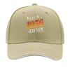 Vintage Gold Year Celebration Typogr Sandwich Baseball Cap Sun Cap Outdoor Workouts Hat