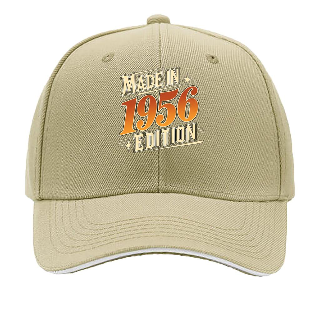 Vintage Gold Year Celebration Typogr Sandwich Baseball Cap Sun Cap Outdoor Workouts Hat