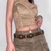 Fashionable Knot Vintage Design Waist Chain With Copper Coin Accents For A Touch Unique