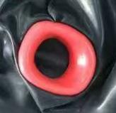 Schneller Versand Fabrik Latexhaube Bondageausrüstung Gummi-Maske Latex Kopfbedeckung