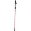 Outdoor Aluminium Alloy 4 Sections Suspension Straight Handle Trekking Pole Walking Stick Alpenstock for Climbing
