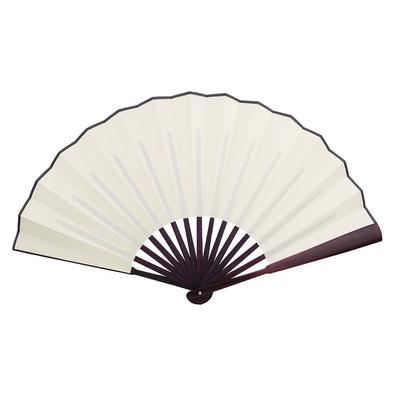 Ventaglio Pieghevole da 10 Pollici Decorazione Matrimonio Regalo per la Danza Ventaglio di Carta Artigianale (bianca)