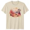 Desert Sunset Landscape T-Shirt Nature Gift For Him And Her