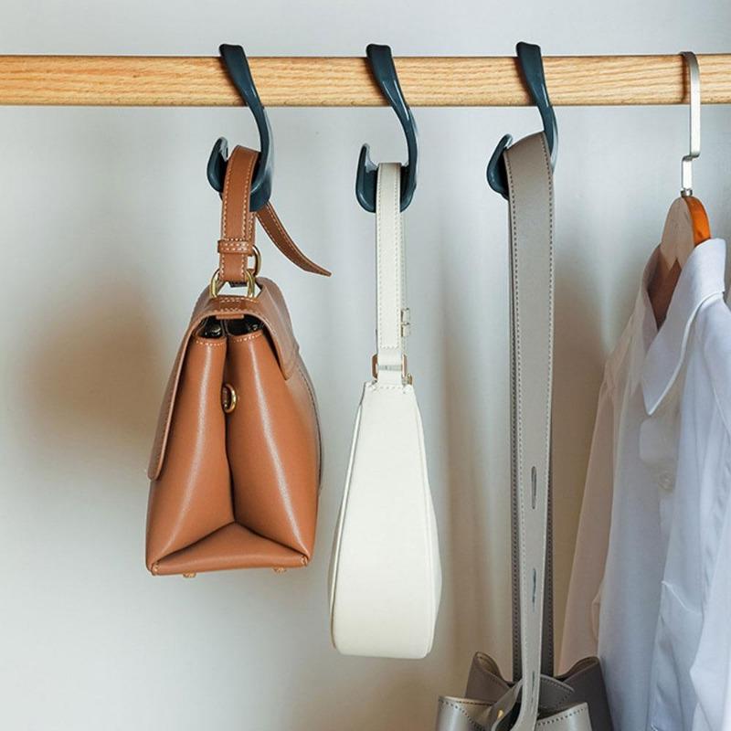 10pcs Purse Handbag Hangers Hook Wardrobe Bag Hook Handbag Hanger Holder Closet Organizer Storage Rack Space Saving Hanger Hook.