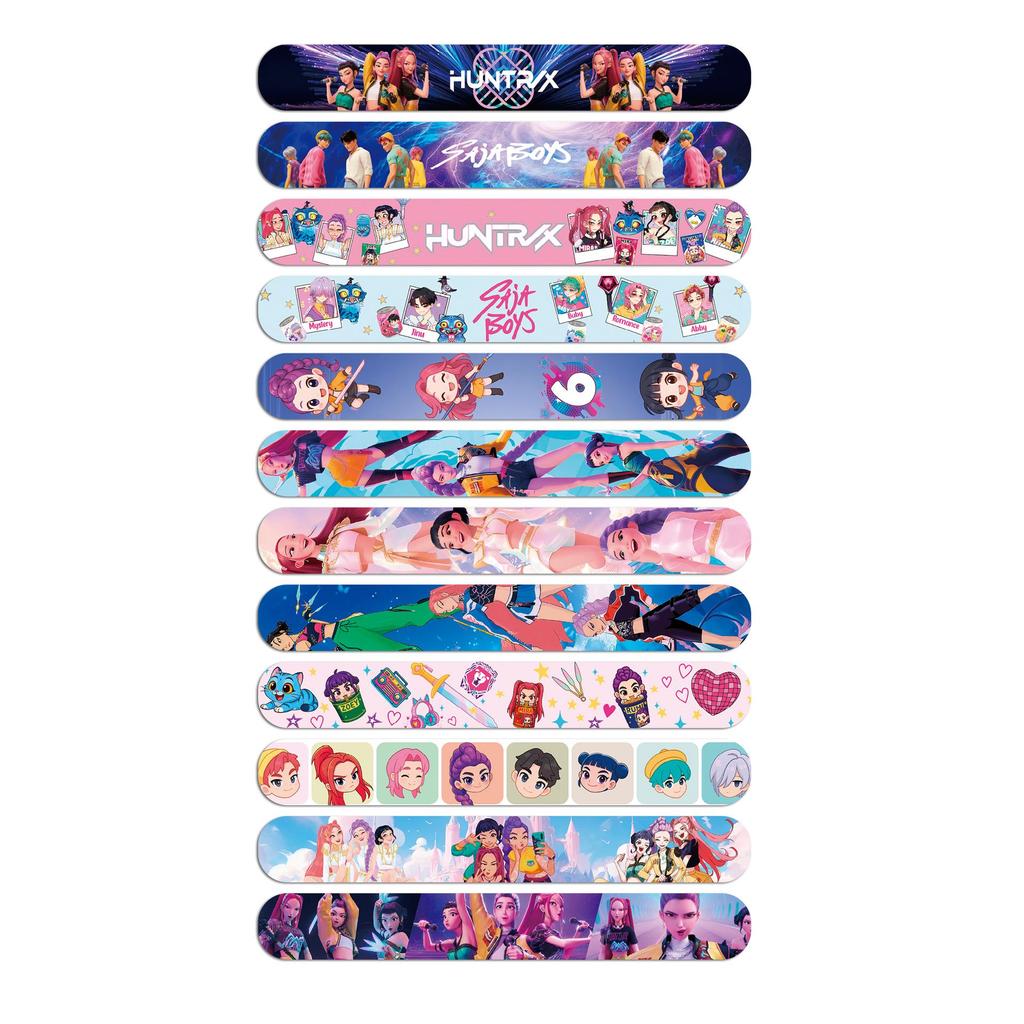 KPOP Monster Hunter Witch Slap Bracelet for Kids - Anime Cartoon PVC Party Gift, Inspired by KDA Neon.