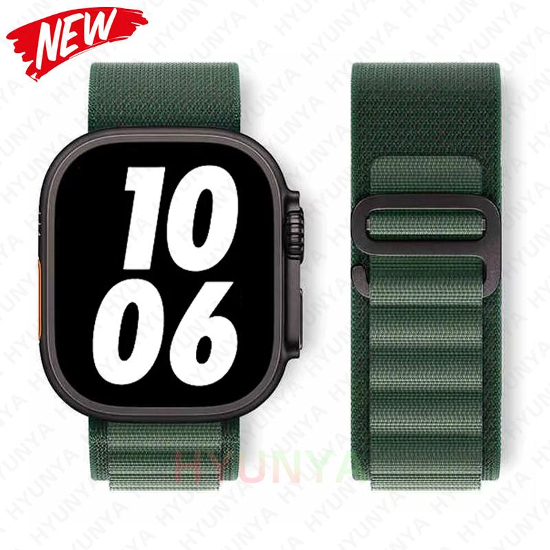 

Альпийский ремешок для Apple Watch Band Series 10 9 8 7 SE Ultra 2 41мм 42мм 45мм 46мм 49мм 40мм 44мм IWatch Correa Ремешок Браслет 42-44-45-46-49mm