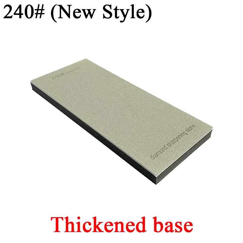 New Thickened Non-slip Base Diamond Stone Kitchen Knife Sharpening System Tool 15 Degree Sharpener Whetstone Leather Polishing