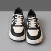 Little White Shoes Women's New Spring and Autumn Thick Baseplate Shoes Versatile Black and White Stars Panda Shoes Tide