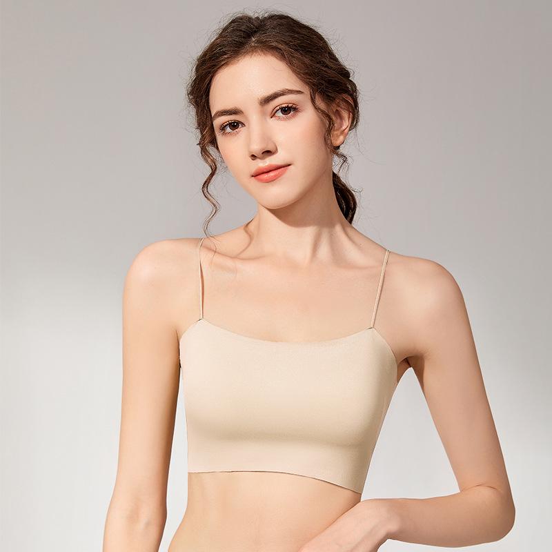 Minimalist Strapless Wire-Free Seamless Bandeau Bra