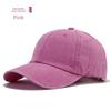 6-panel Washed Cotton Twill Baseball Cap Custom Logo Unisex Vintage Adjustable Washable Hats Factory Direct