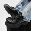 Z spring new derby leather shoes casual big head platform sports Martin boots low top
