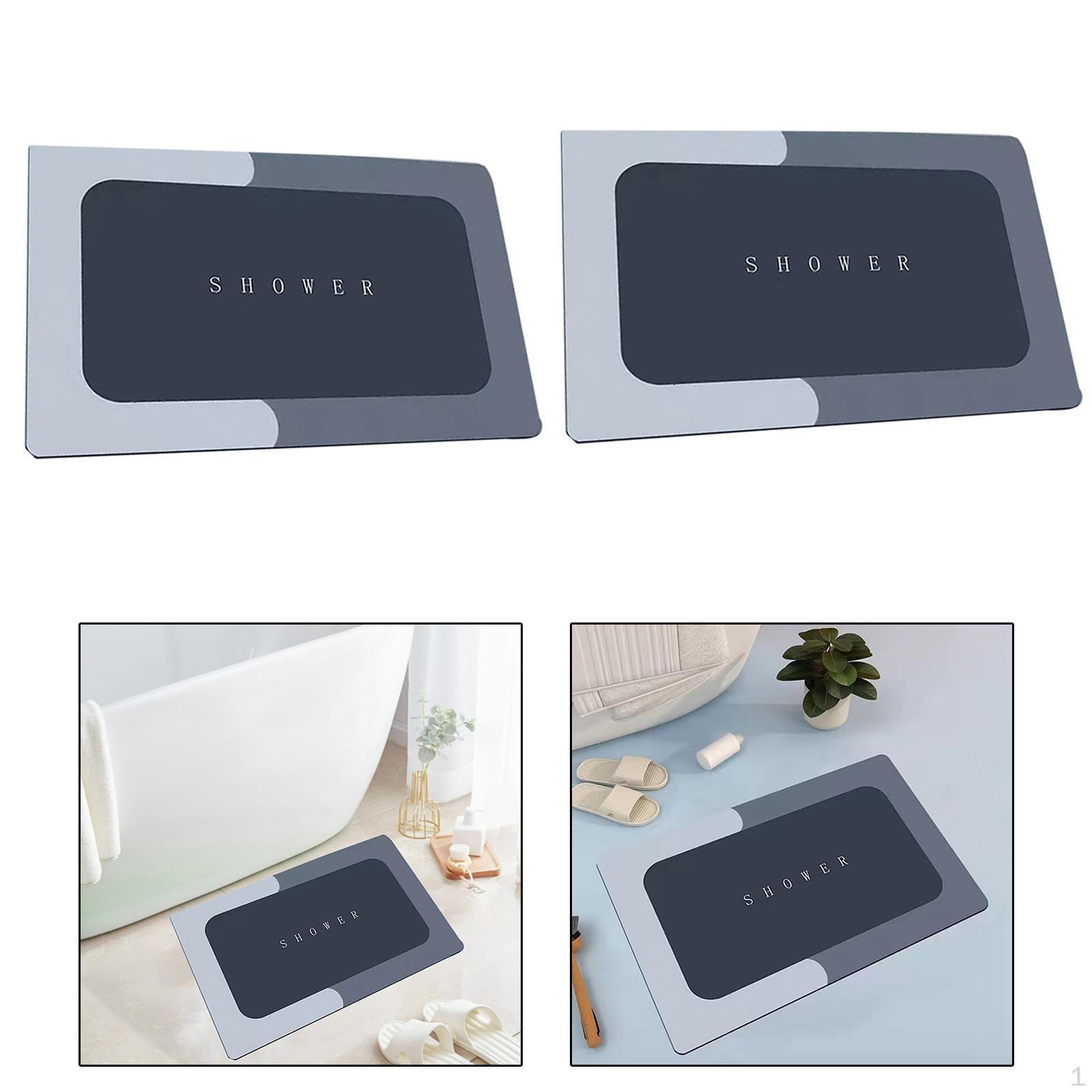 

2 шт. 40x60 см Нескользящий коврик для ванной Комнаты Быстросохнущие коврики Толстые