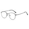 Classic Round Women's Metal Frame Optical Eyeglasses Anti Blue Light Computer Oval Eyeglasses Diopter 0 -1.0 -2.0 To -6.0