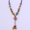 Multilayer Beaded Jewelry With Metal Pendant For Office Casual Women Accessories