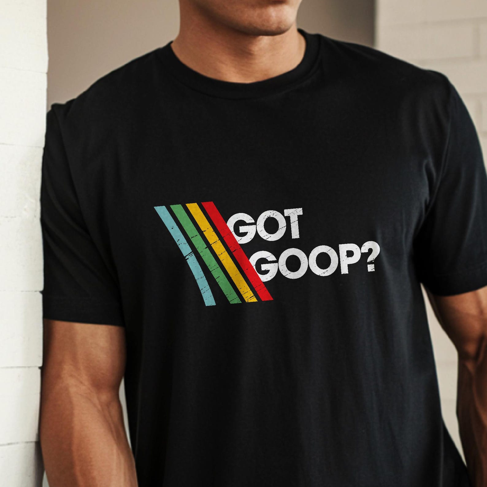 GOT GOOP? T-Shirt | Funny Burnt Peanut Meme Tee | Retro Distressed ARC Raiders Quote | Sarcastic Extraction Shooter Apparel 4XL