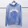 Sp5der 555555 Pěnový Potisk Tepláková Souprava Oversized Mikina Tepláky Streetwear Zimní Outfit