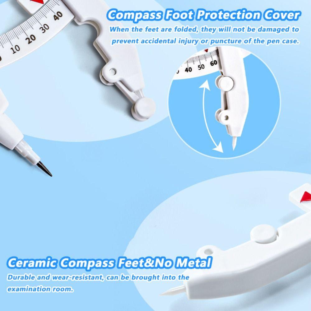With Scale Digital Display Compass 1-13cm Diameter Drawing Circles Tool  Students Use