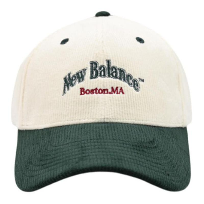 New Balance Polyester, Cotton Baseball Caps Unisex Green New Balance LAH44401-GN
