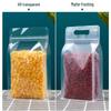 Frosted Transparent Self-Sealing Food Storage Bags