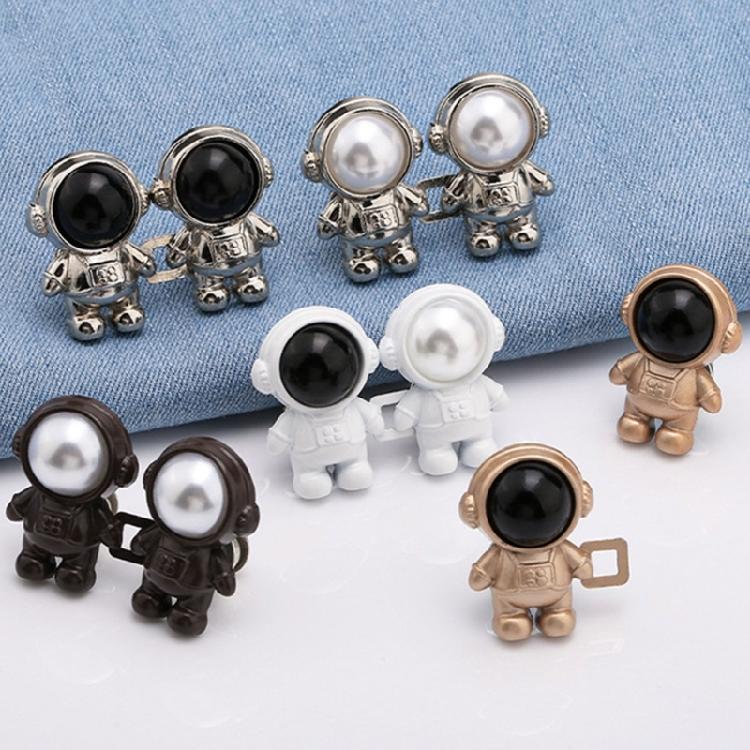 Detachable Jean Button Clasps Adjustable Waist Buckle Snap Pants Waist Tightener