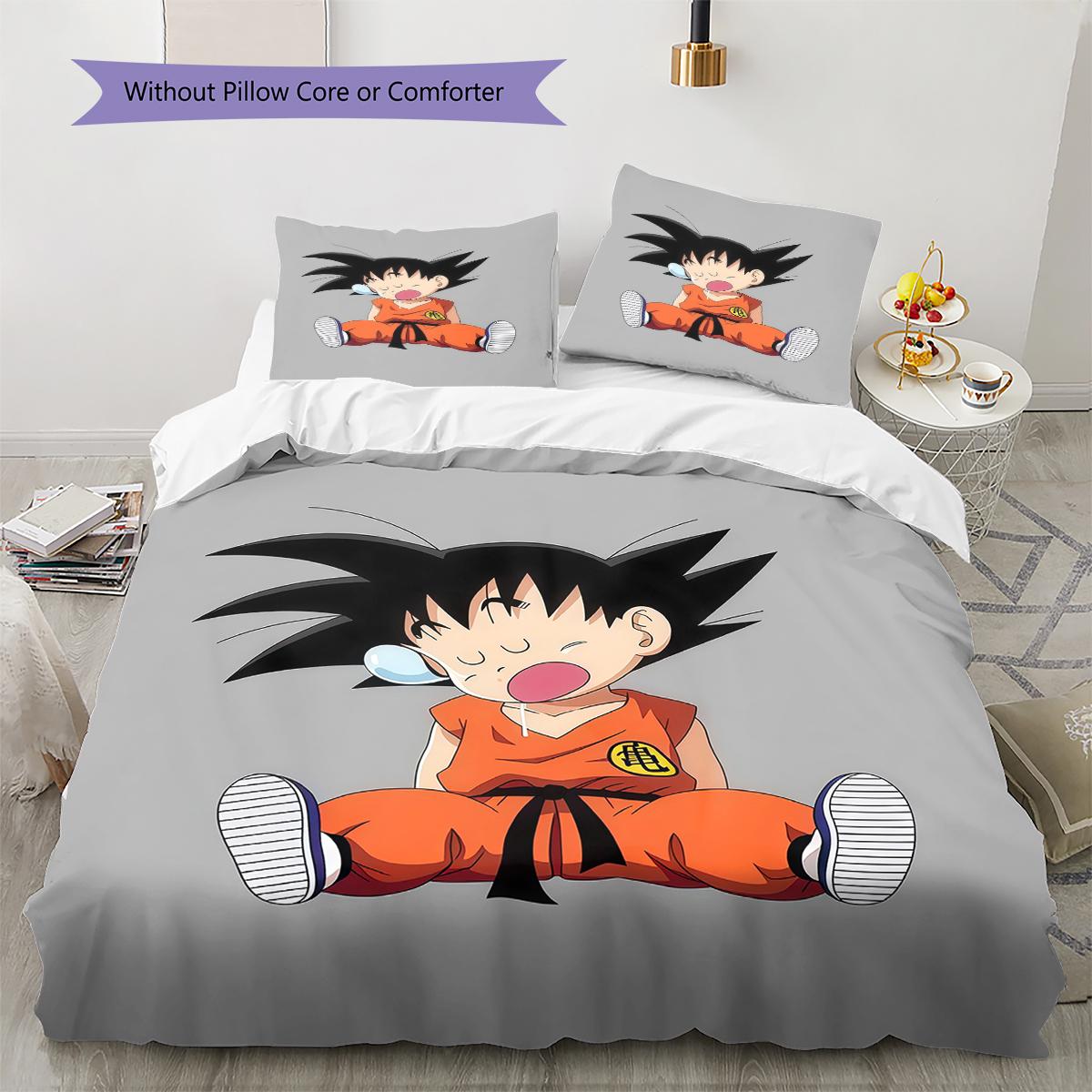 Jauka multfilmas Son Goku raksta gultasveļa