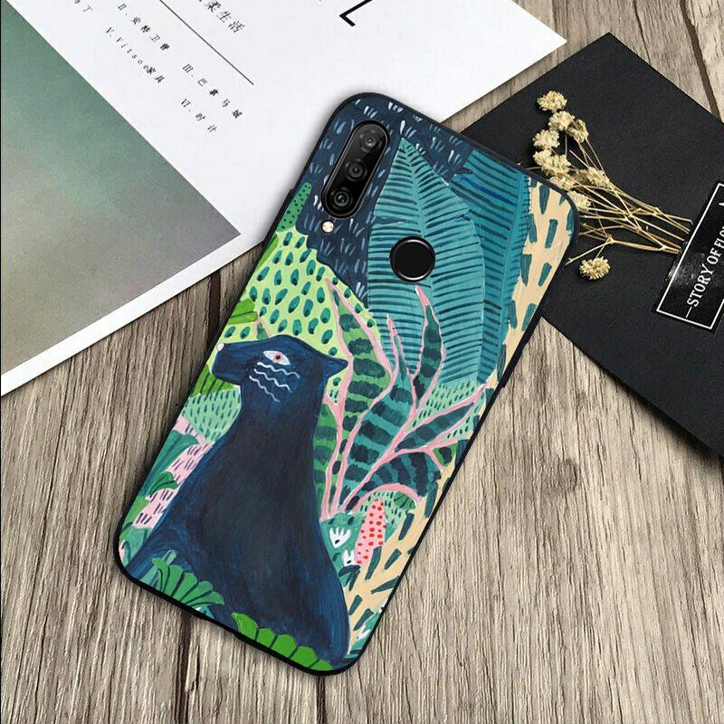 Cute Cartoon Sloth Leopard For Huawei Nova Y72 Y73 Y90 Y70 Y60 Y91 Y61 12s 12i 11i 8i 9 10 SE P40 Lite P60 P30 Pro Case