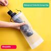 1/5/10Pcs Umbrella Storage Bag Translucent Plastic Waterproof Anti-Dirty Umbrella Cover Reusable Portable Drawstring Bag Storage
