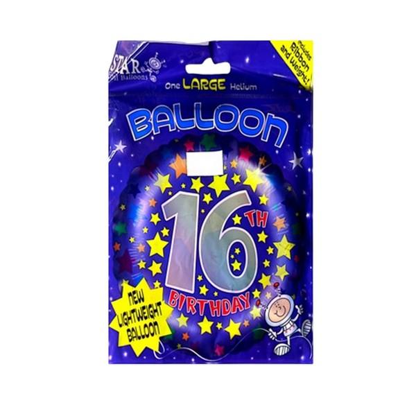 16th Birthday Foil Balloon