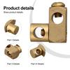 Double Joint Piece Eccentric Drain Fitting Package Content
