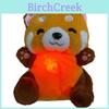 Breathing Raccoon Plush Toy With Glow Sound For Early Education And Kids Room Decor