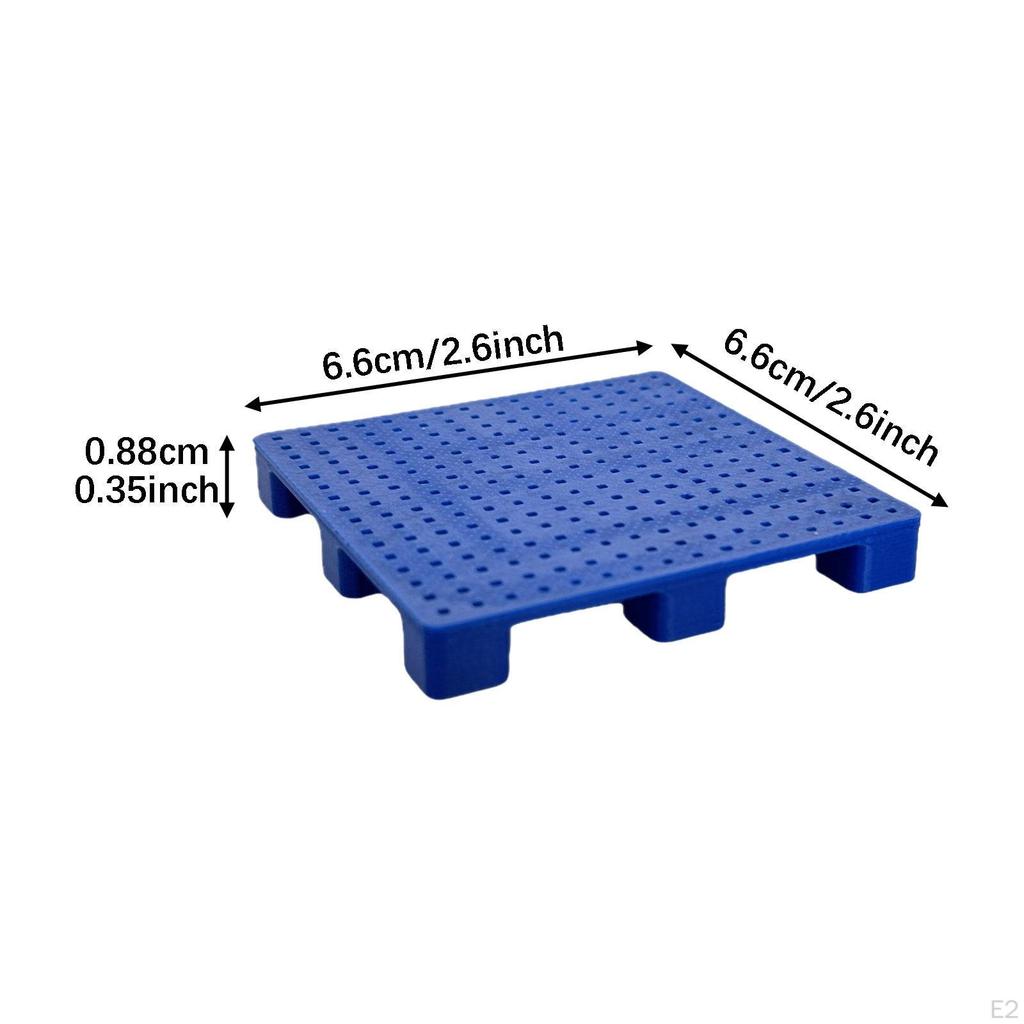 1/18 Forklift Pallet Model,Realistic,Creative,Lightweight,DIY,Micro Scene Decoration Sturdy