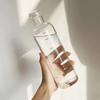 Transparent Plastic Water Bottle Time Marker Creative Large Capacity Leakproof Milk Cup Drinkware Kid School Gym Sport