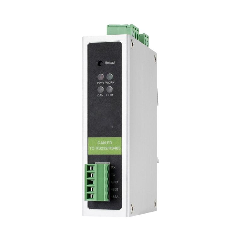 CAN to RS232/RS485 Protocol Converter Industrial with 5 Conversion Modes 9-36V Ethernet Module Easy Installation