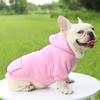 Soft Dog Winter Hooded Sweatshirt Pet Coat Puppy Jacket for Small Medium Dogs French Bulldog Coat Chihuahua Yorkie Pet Costume