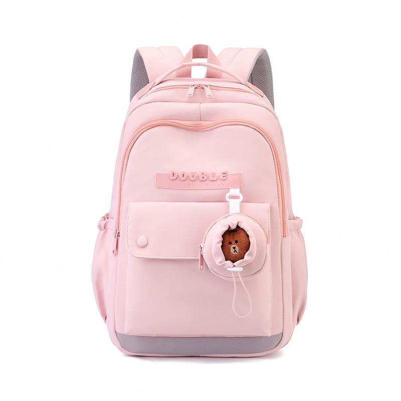 Schoolbag School bag Female junior high school high school student travel computer bag University backpack Large capacity backpack 11.1 inch computer 