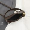Elegant Faux Suede Leather Shoulder Bag Solid Color Lightweight Pillow Bag Adjustable Strap Women's Handbag Casual Use