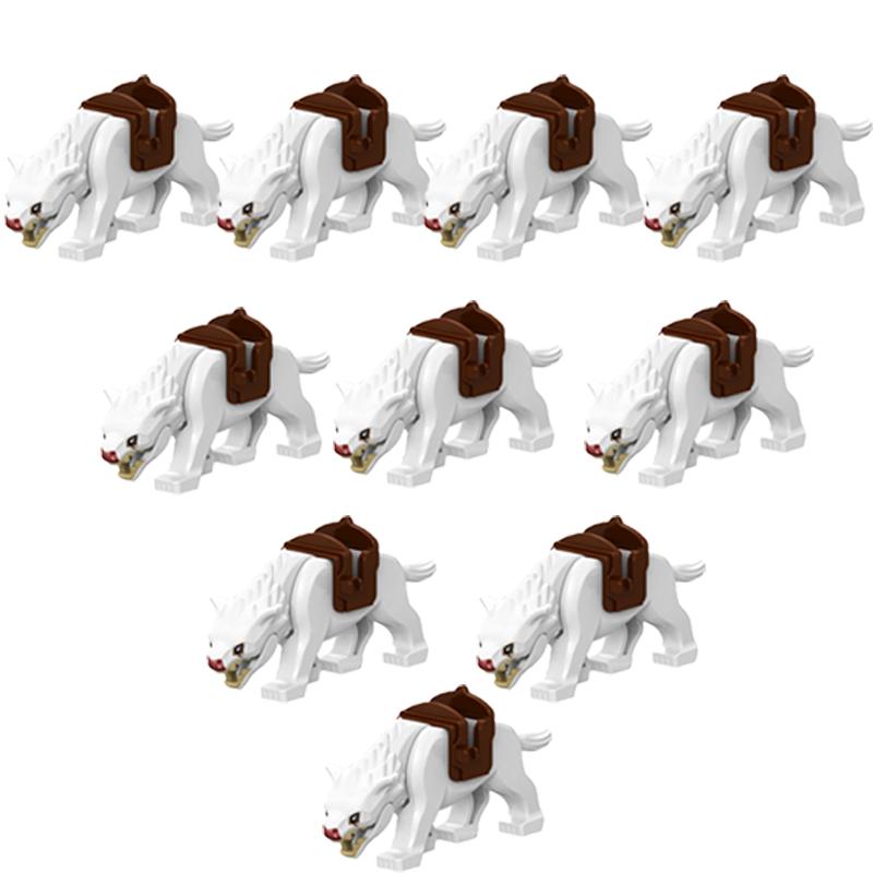 MOC Medieval Military Building Blocks Cavalry Regiment Knight Horse Animal Accessories Set Mini Bricks Buy Goods Boy Toy Gift