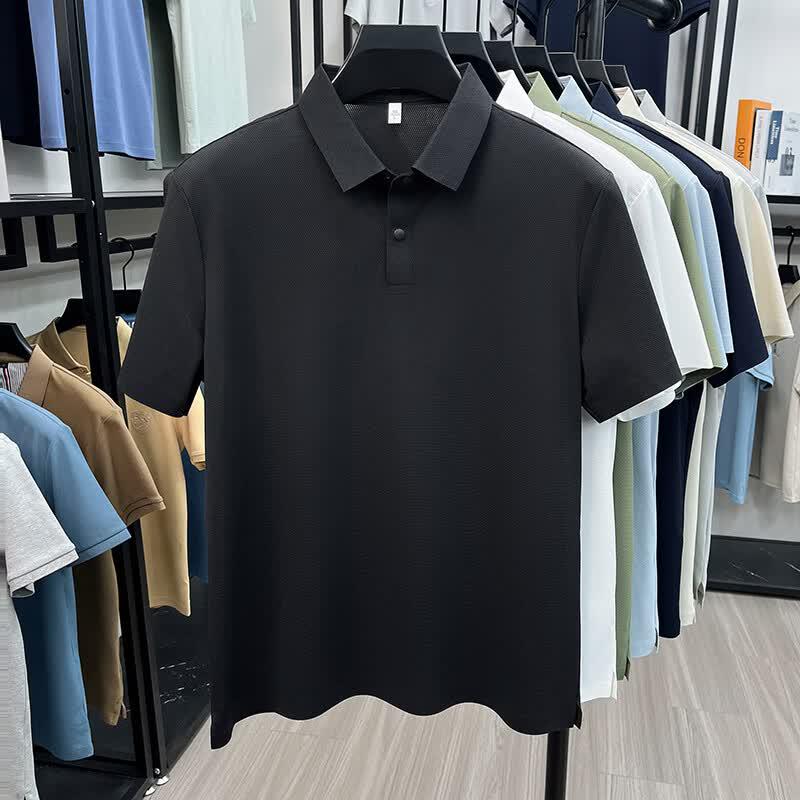 

Firstview Men s Seamless Football Grid Polo Shirt M