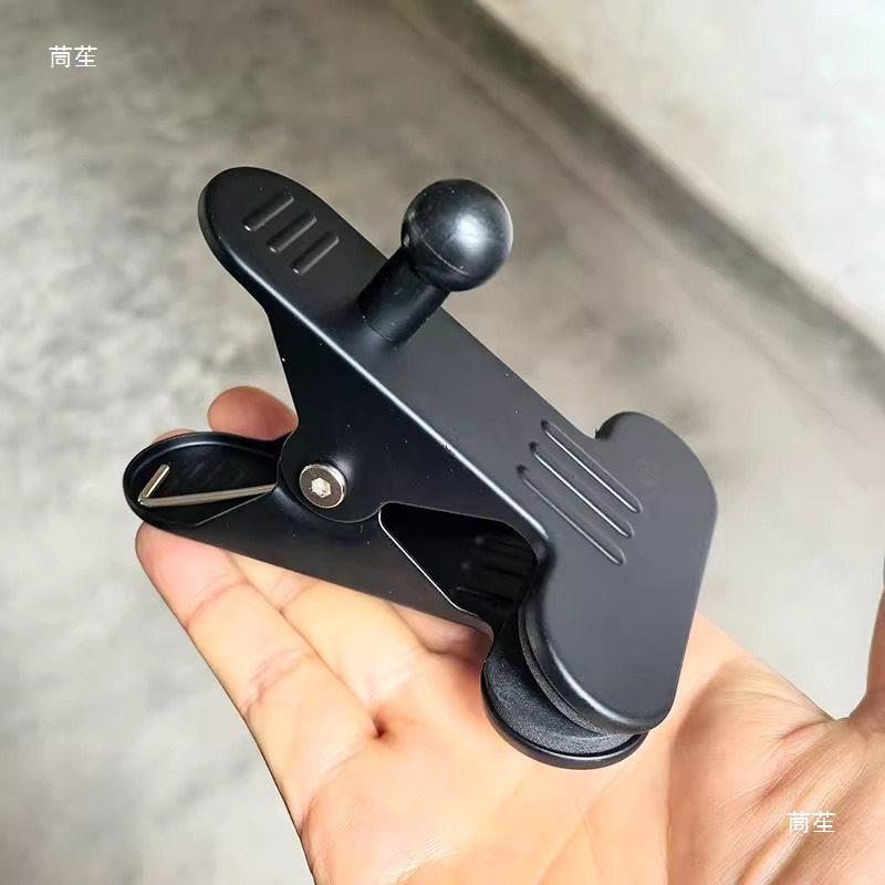 Universal Metal Phone Clamp Stand for Desktop Broadcasting