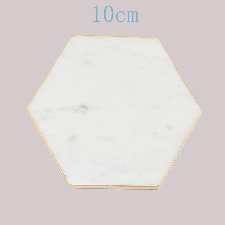 Nordic Marble Insulated Coaster – Round/Square Heat-Proof Cup Holder & Photo Prop.