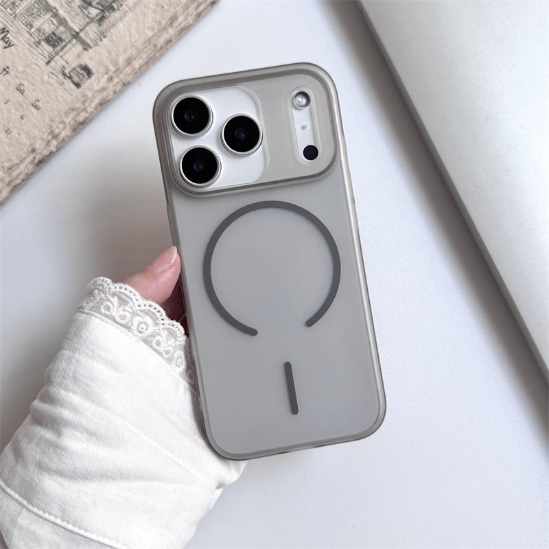 Ultra Thin Matte Transparent Wireless Charging Magnetic ForMagsafe Case ForiPhone 17 Air 16 15 14 Plus 13 12 Pro Max PC Cover