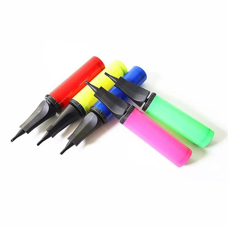 Balónková pumpa Příslušenství pro balónky Ruční pumpa na nafukování balónků Nevěsta Svatba Valentýn Narozeninová párty Dekorační nástroje