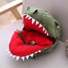 Green Headgear Dinosaur Adult Plush Shark Hat Creative Plush Dinosaur Hat  Headdress