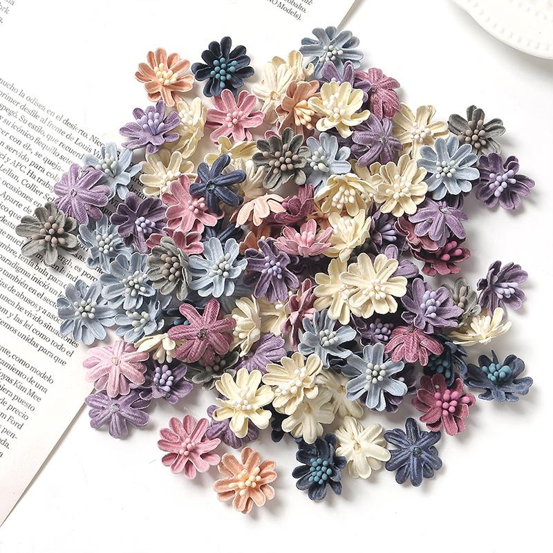 Artificial Cherry Millet Flower Head Birthday Wedding Decoration Photo Flowers For The Living Room Decor Summer Garden Supplies