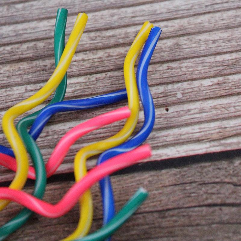 Korean INS Style Birthday Cake Candles Curved Rotating Colorful Twisted Candles Birthday Party Cake Decoration