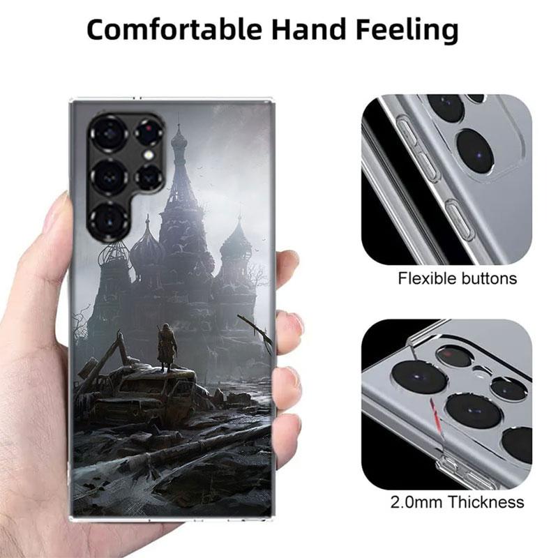 Metro 2033 Cases Phone Case for Samsung Galaxy S26 Ultra S25 Edge S24 S23 FE S21 Plus S20 S22 Cover TPU Capa Shell Shockproof Pa