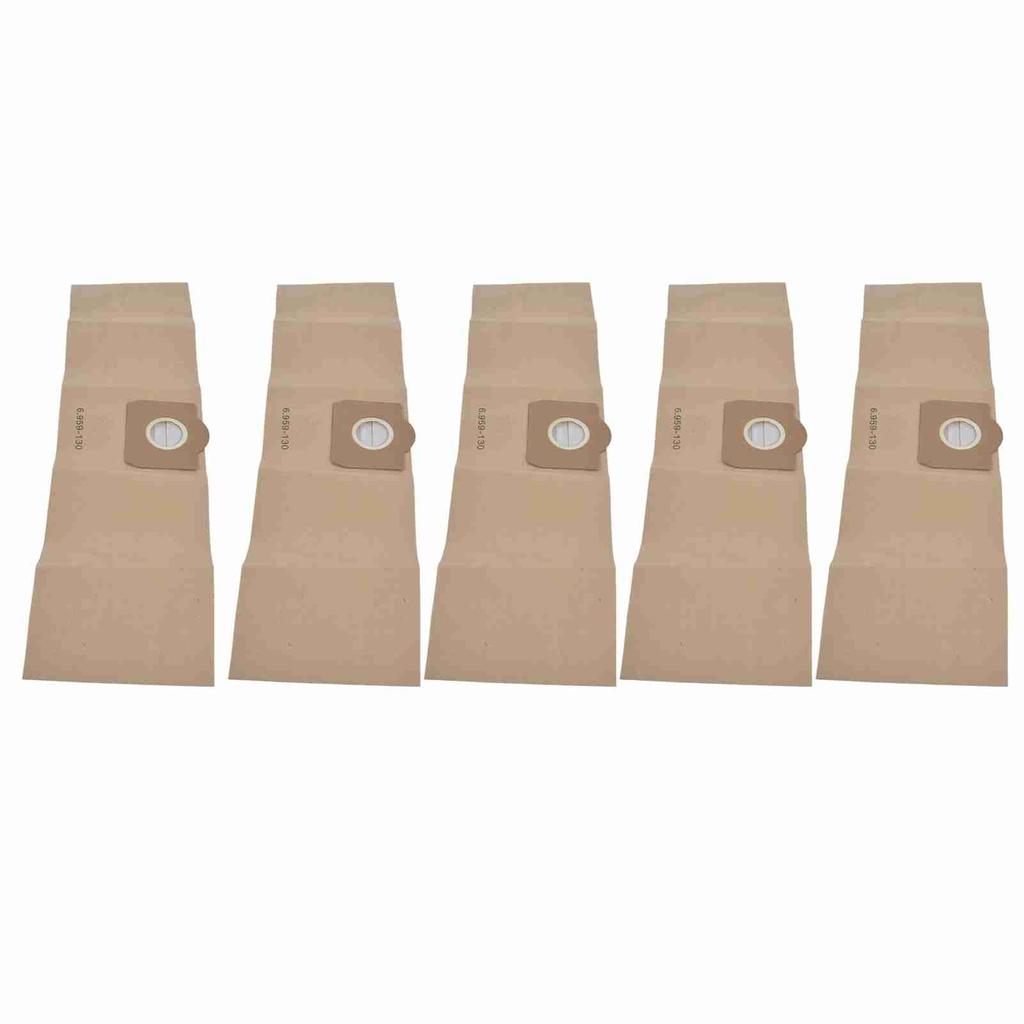 5Pcs Vacuum Cleaner Dust Bag Vacuum Cleaner Accessory Fit for Karcher 6.959‑130.0 WD3200 WD3300 WD3500