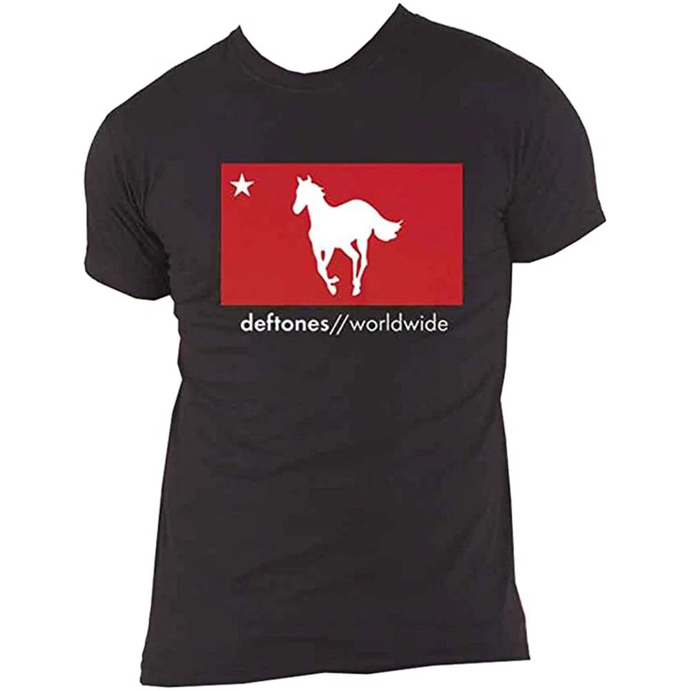 

Authentic Deftones Distressed White Pony T-Shirt S M L XL 2XL NEW S